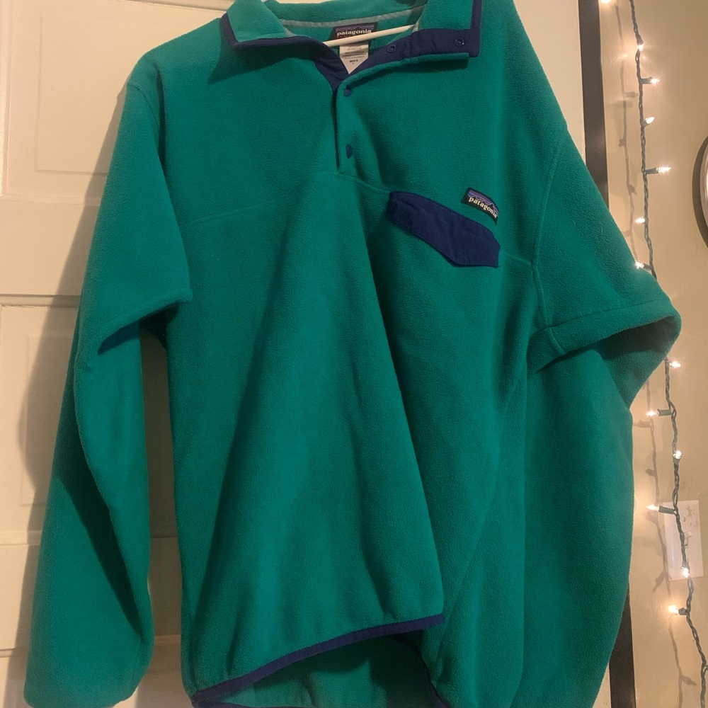 Green Patagonia Synchilla mens large